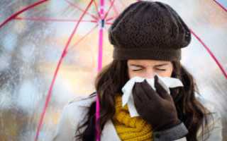 Первые симптомы простуды и методы их устранения